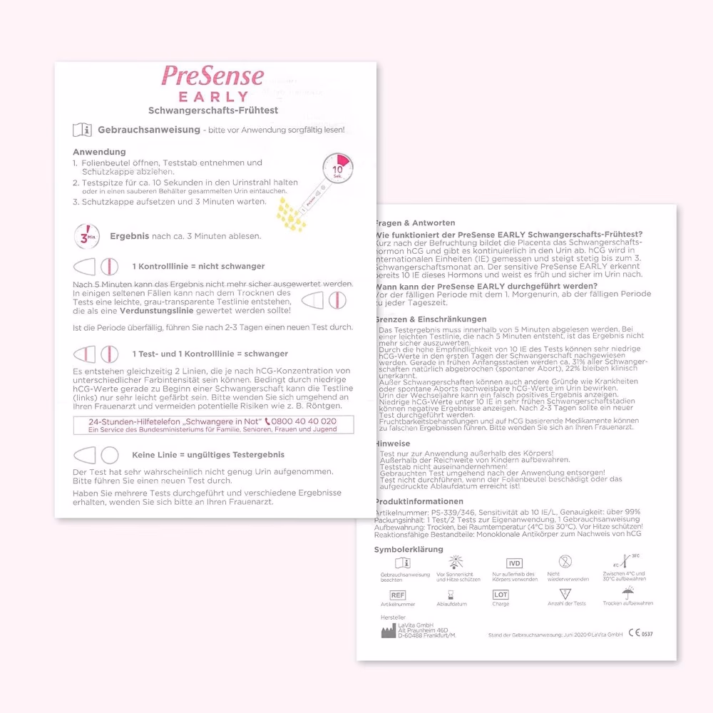 Presense Early Pregnancy Test 1s 3
