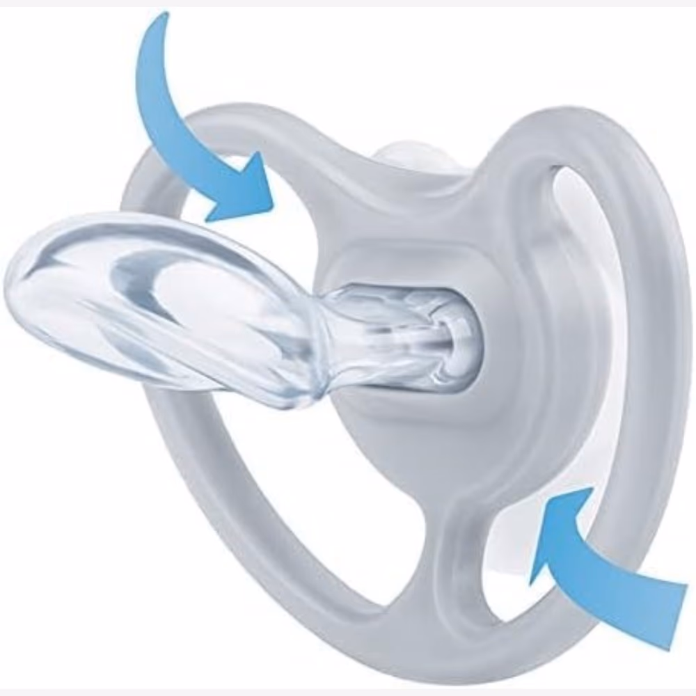 NUK Soother Space Night 0–6 Months – Orthodontic Night Pacifier 3