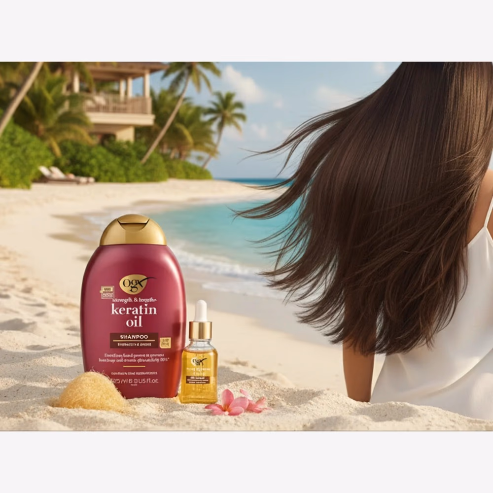 OGX Keratin Oil Shampoo 385ml 4
