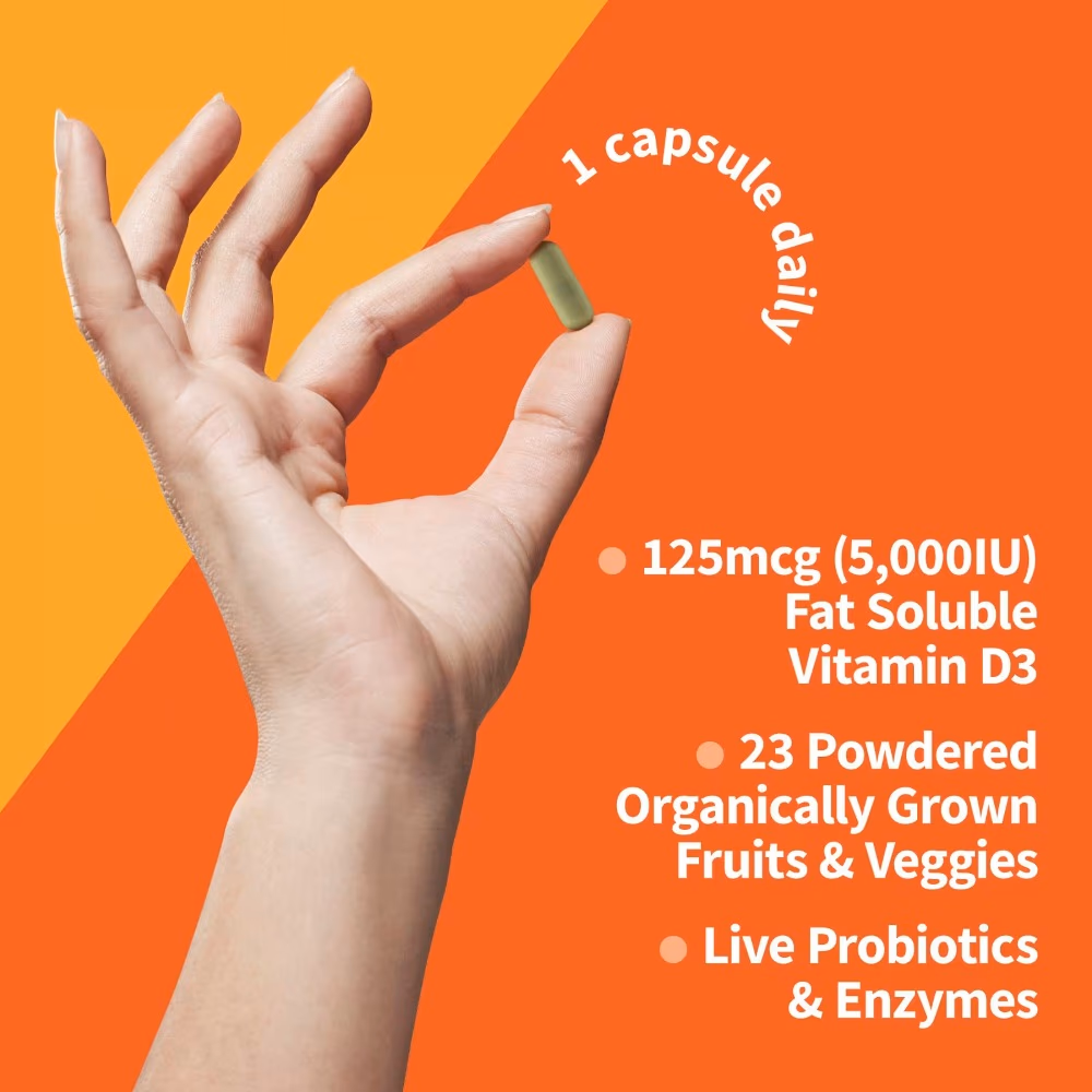 Garden Of Life Vitamin Code Raw D3 5000Iu 60 VegCapsules 5