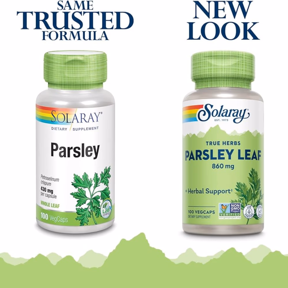 Solaray Parsley Leaf 860mg 100 Veg Caps 2