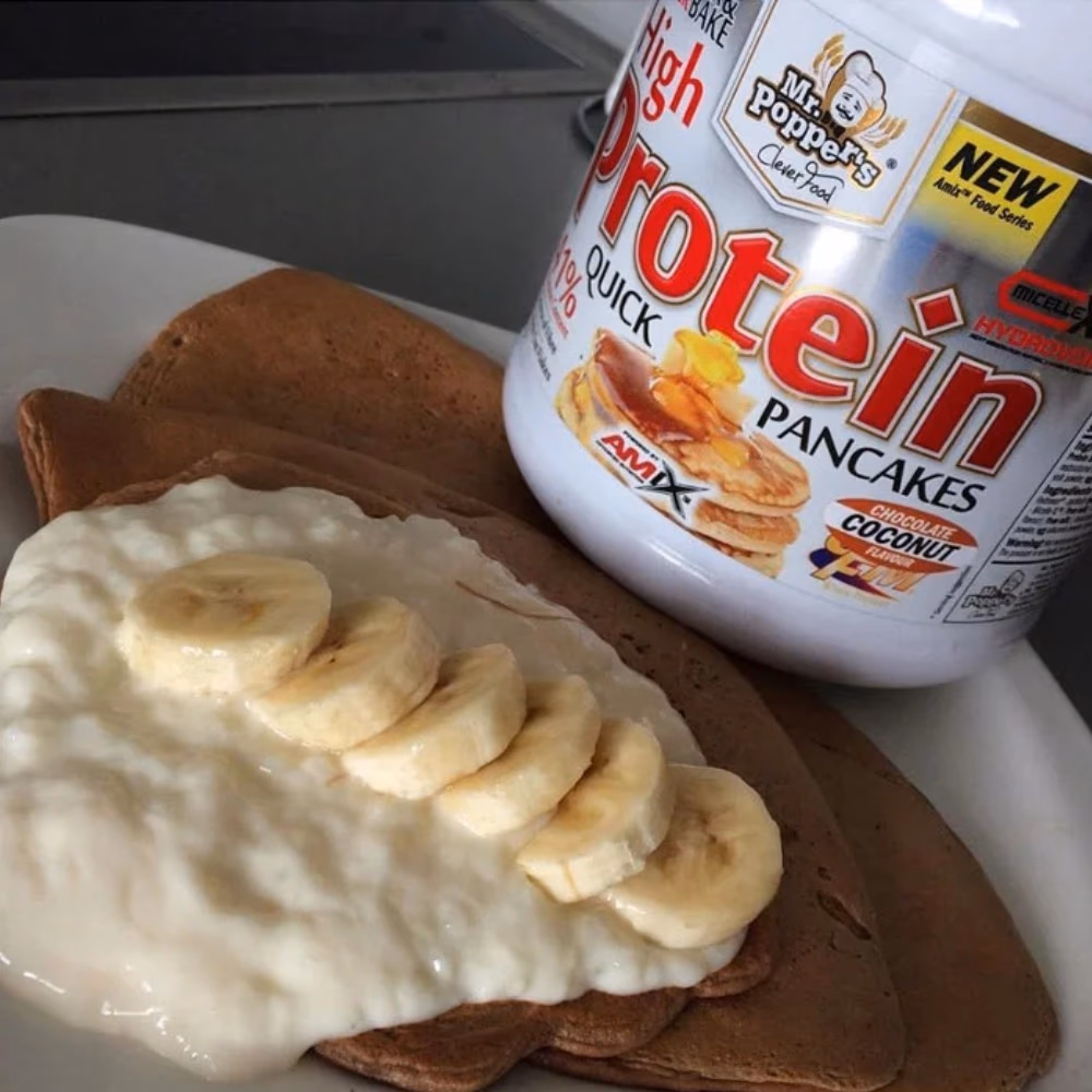 Amix High Protein Pancakes Chocolate Coconut 600g 2