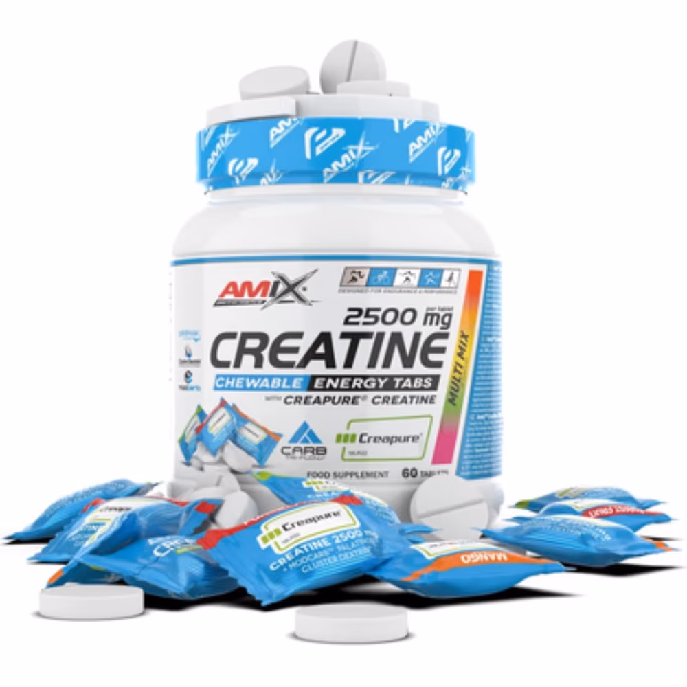 Amix Creatine Creapure 2500mg Chewable 60 Tablets  4
