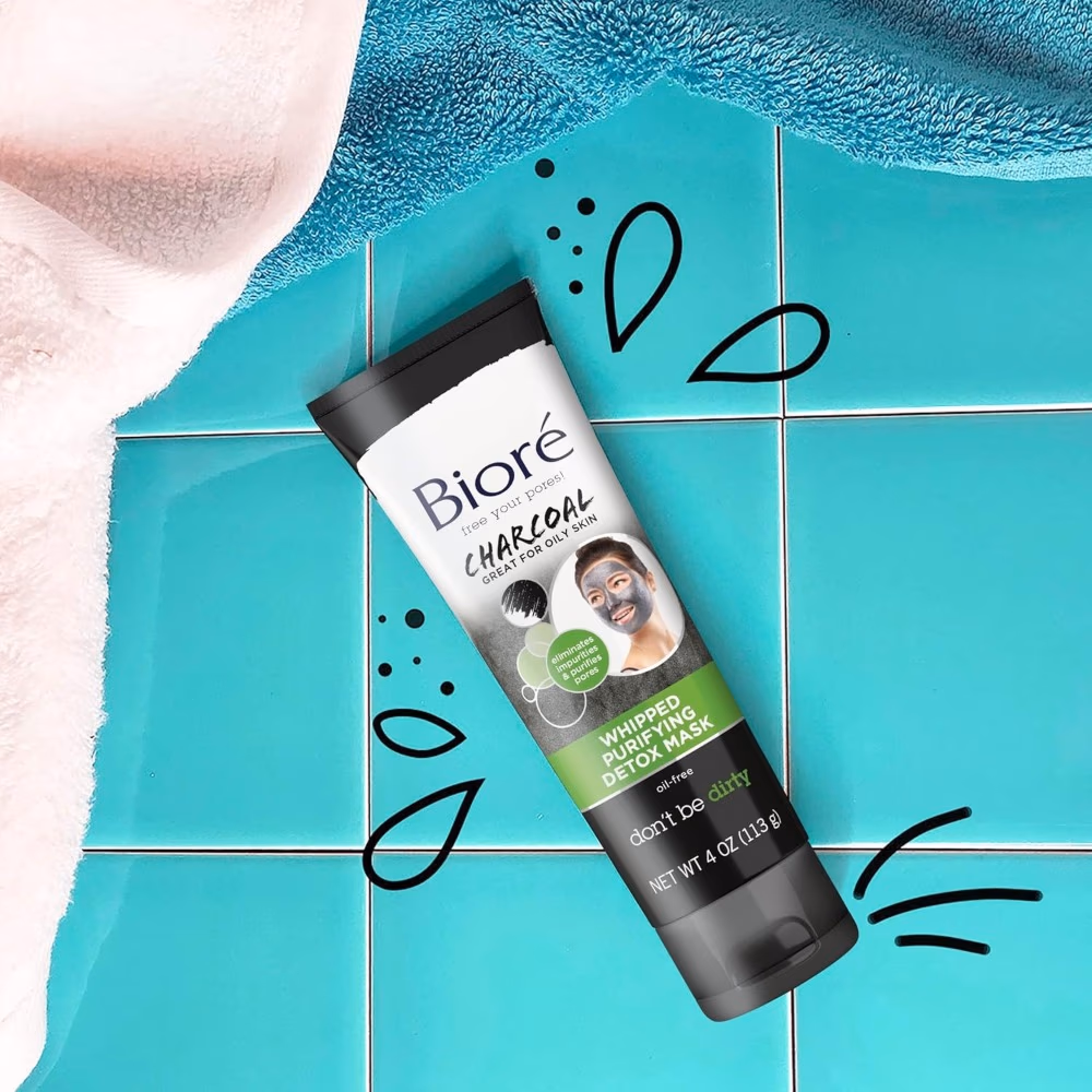 Biore Charcoal Whipped Purifying Detox Mask 113Gm 4