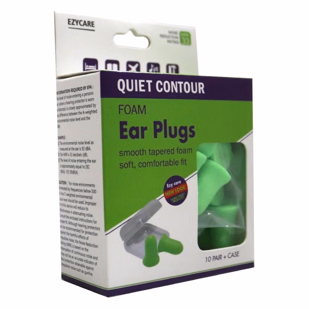 Ezycare Quiet Contour Ear Plugs 10 Pairs 3