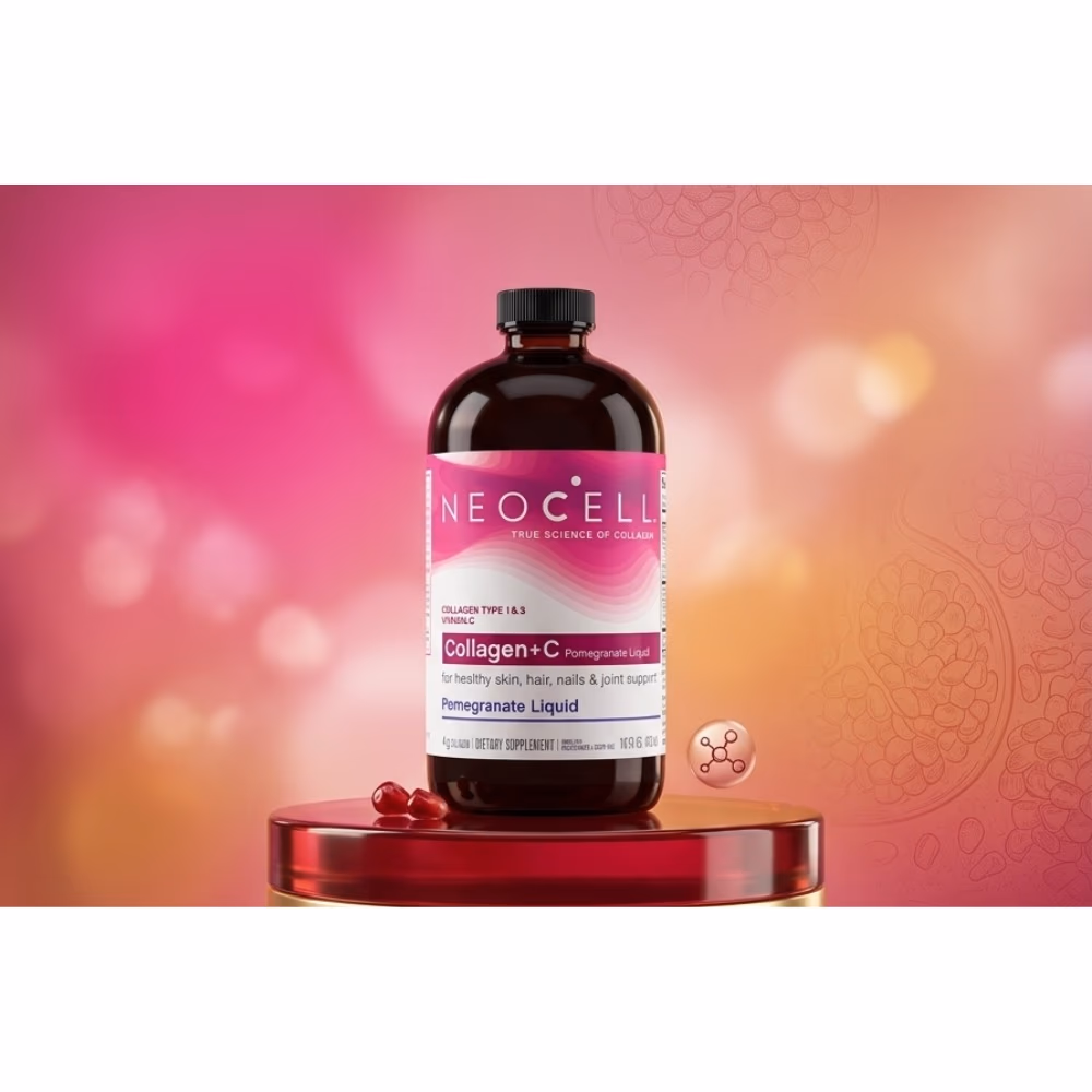 Neocell Collagen + Vitamin C Liquid 473ml -Pomegranate Liquid 3