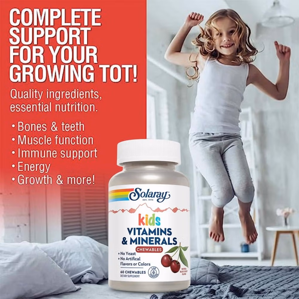 Solaray Kids Vitamins & Minerals 60 Chewables 4