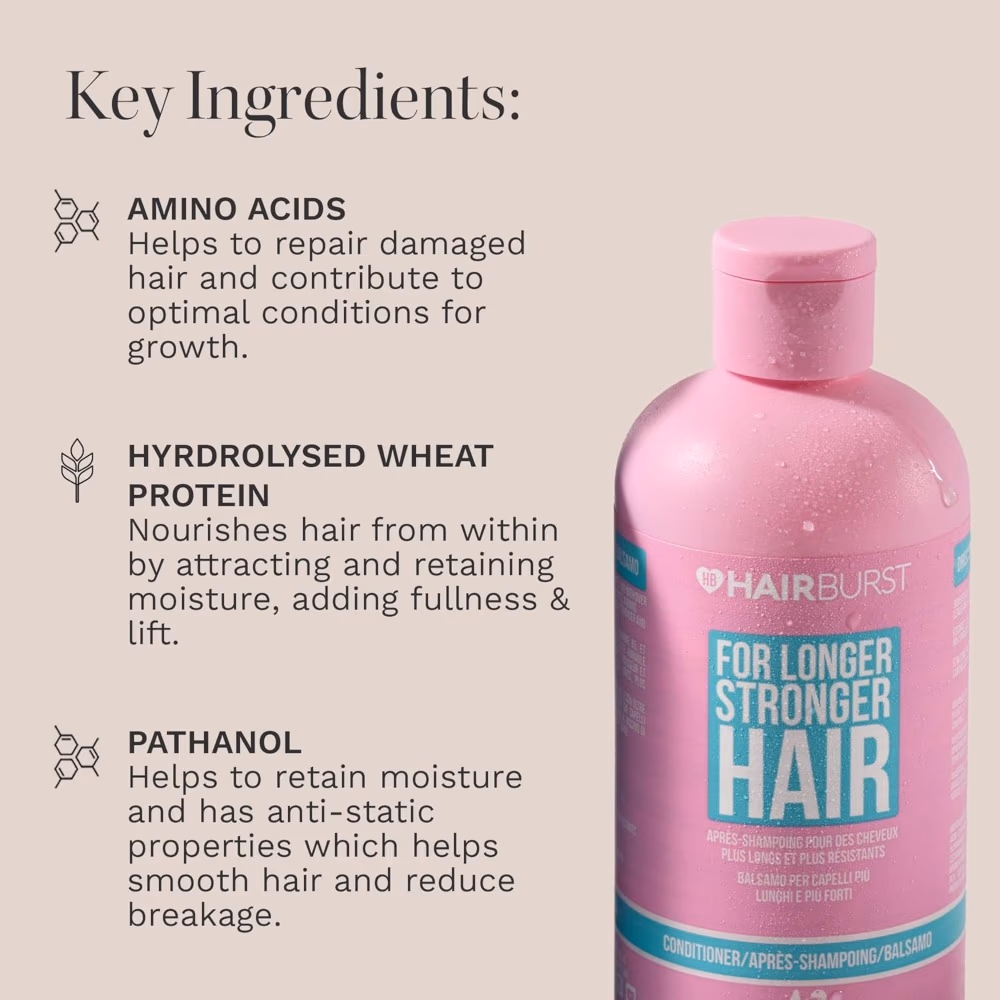 Hairburst Longer Stronger Hair Conditioner 350ml 4