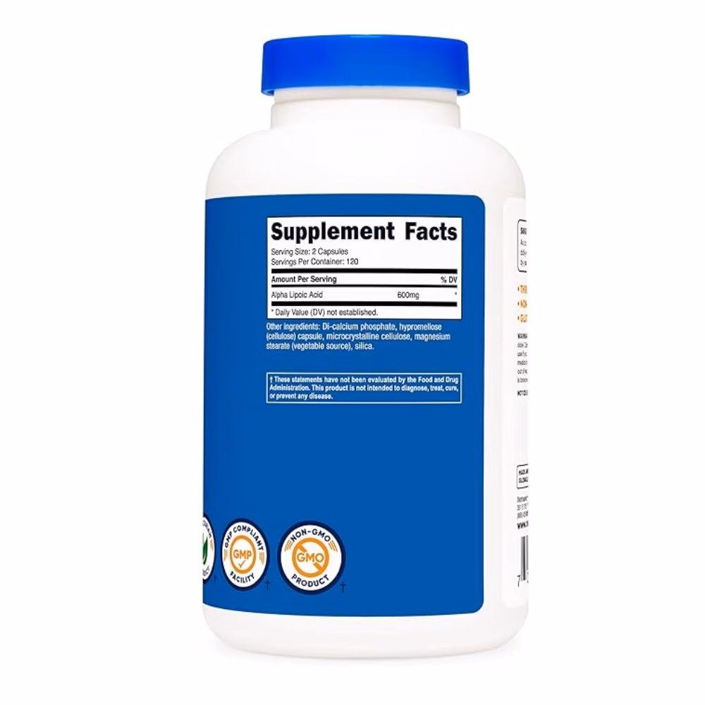 Nutricost Alpha Lipoic Acid 600 mg- 240 capsules 2