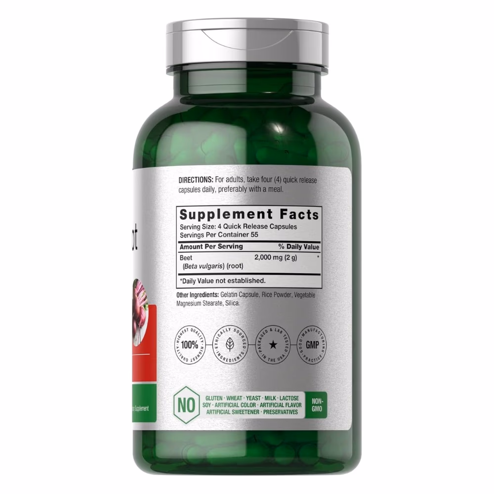 Horbaach Beet Root 2000mg Caps 220 2