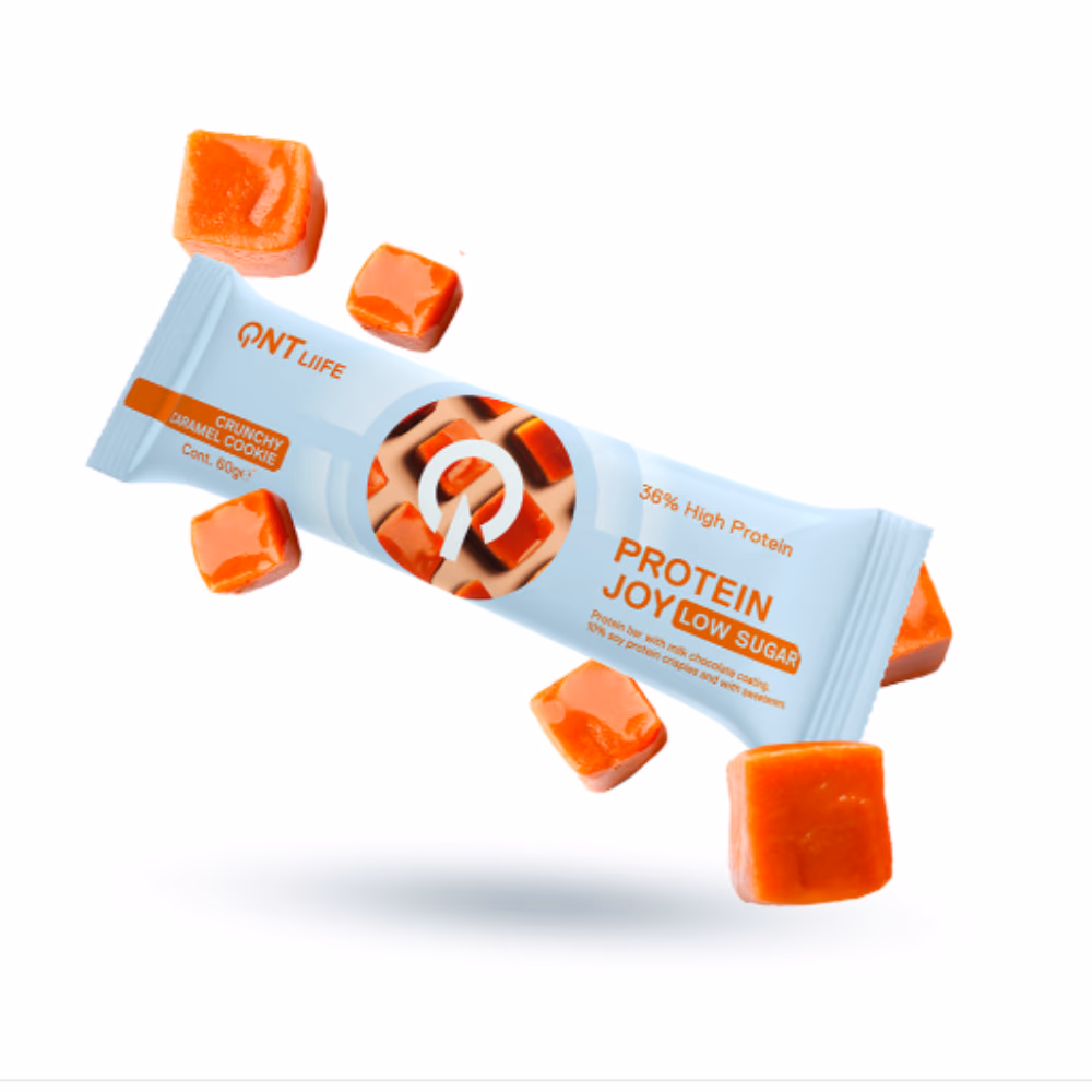 QNT Protein Joy Bar – Crunchy Caramel Cookie (60g) 2