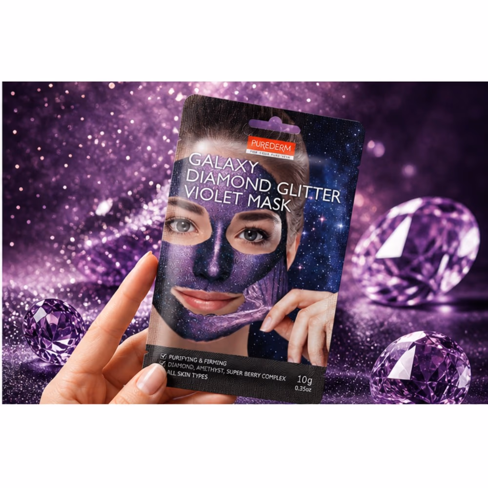 Purederm Galaxy Diamond Glitter Mask 2s ADS-476  3
