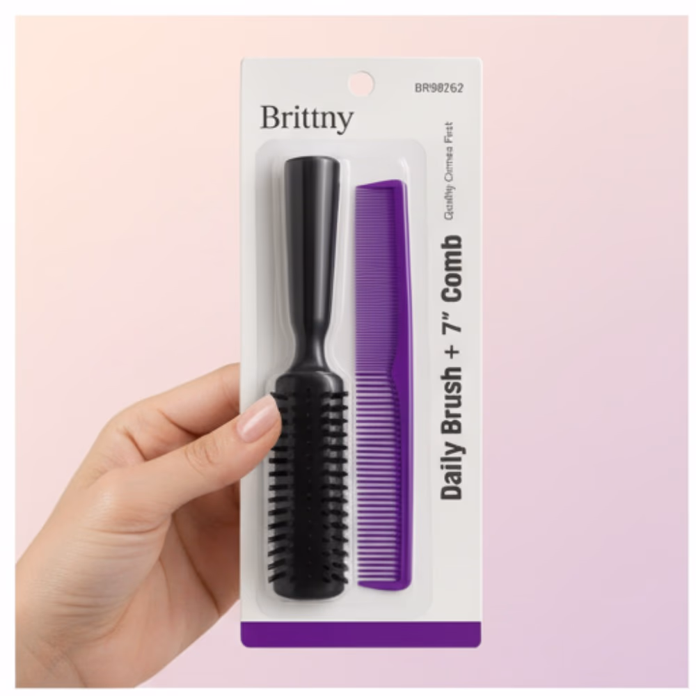 Brittny BR98262 Daily Brush and Comb  2