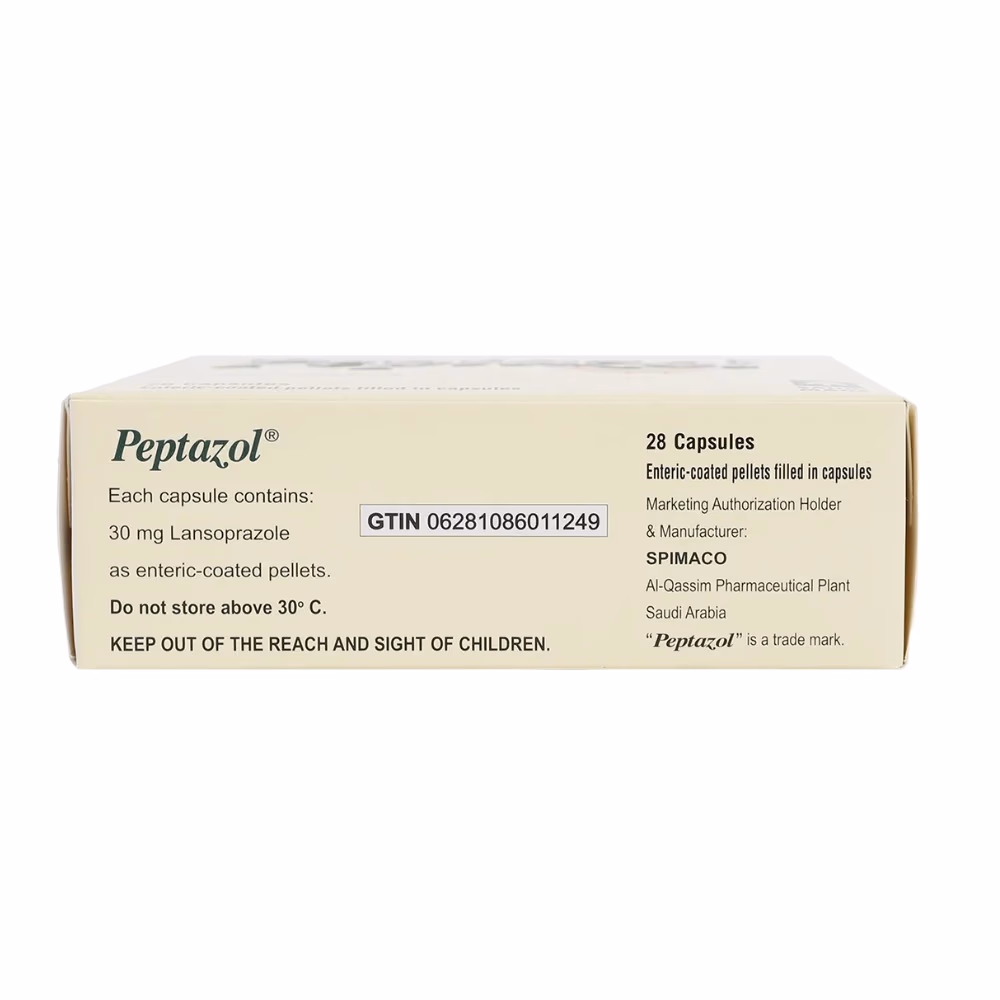 Peptazol 30mg Capsules 28s 3