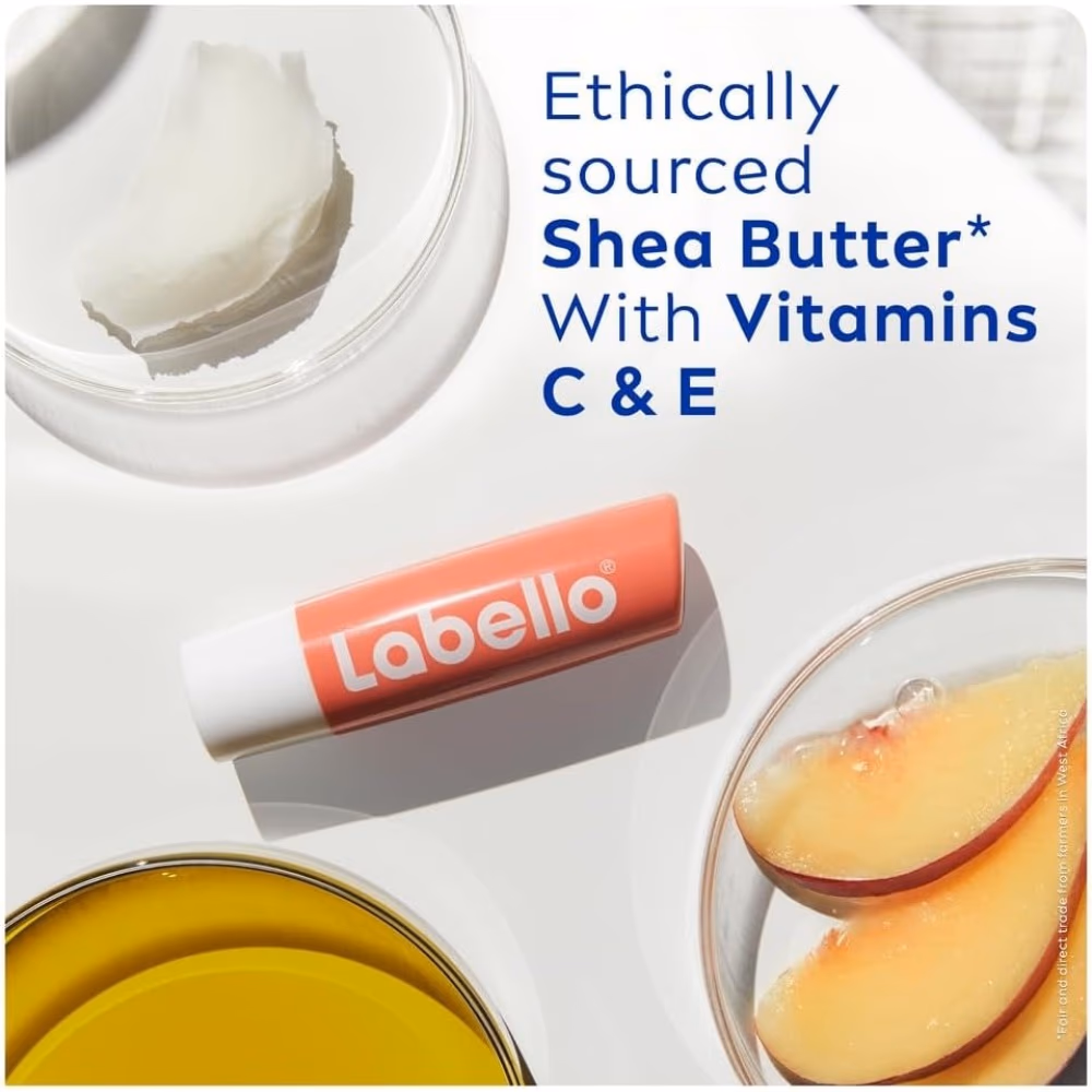 Labello Lip Balm Peach Shine 4.8g 3
