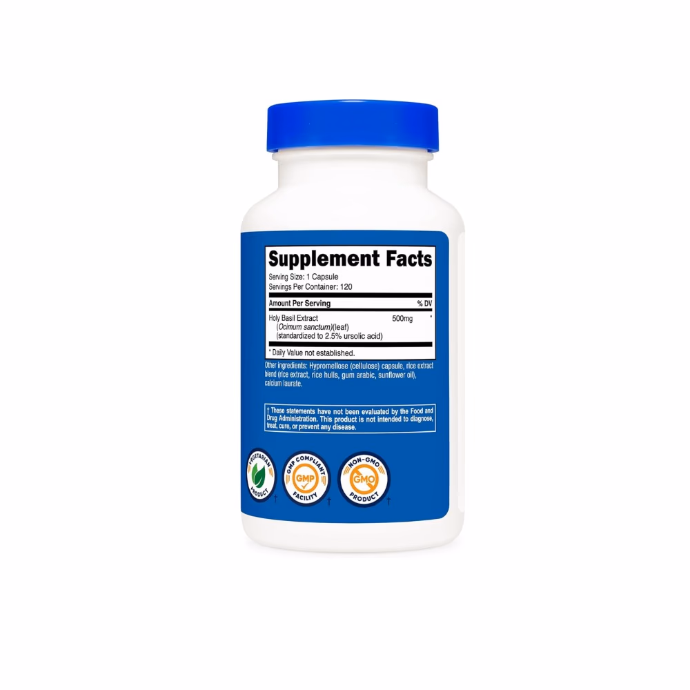 Nutricost Holy Basil 500mg 120 Capsules 4