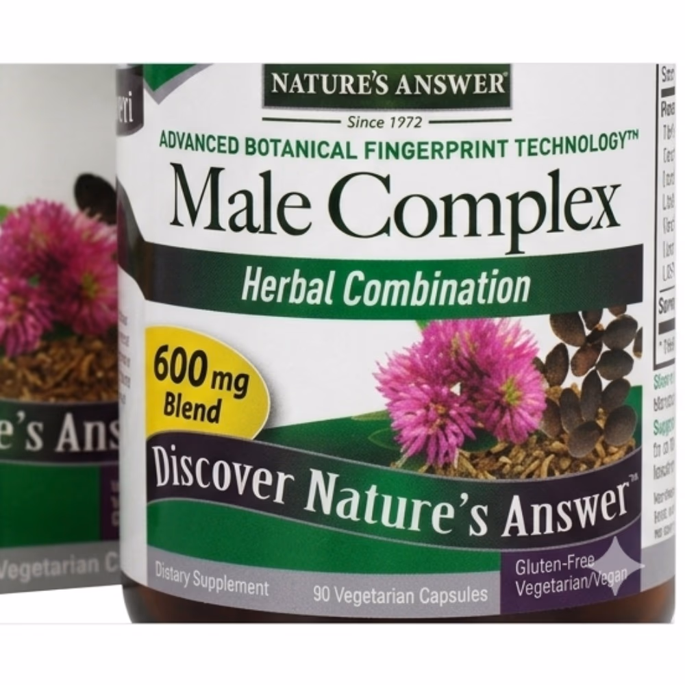 Natures Answer Male Complex 600mg-90 Capsules 2