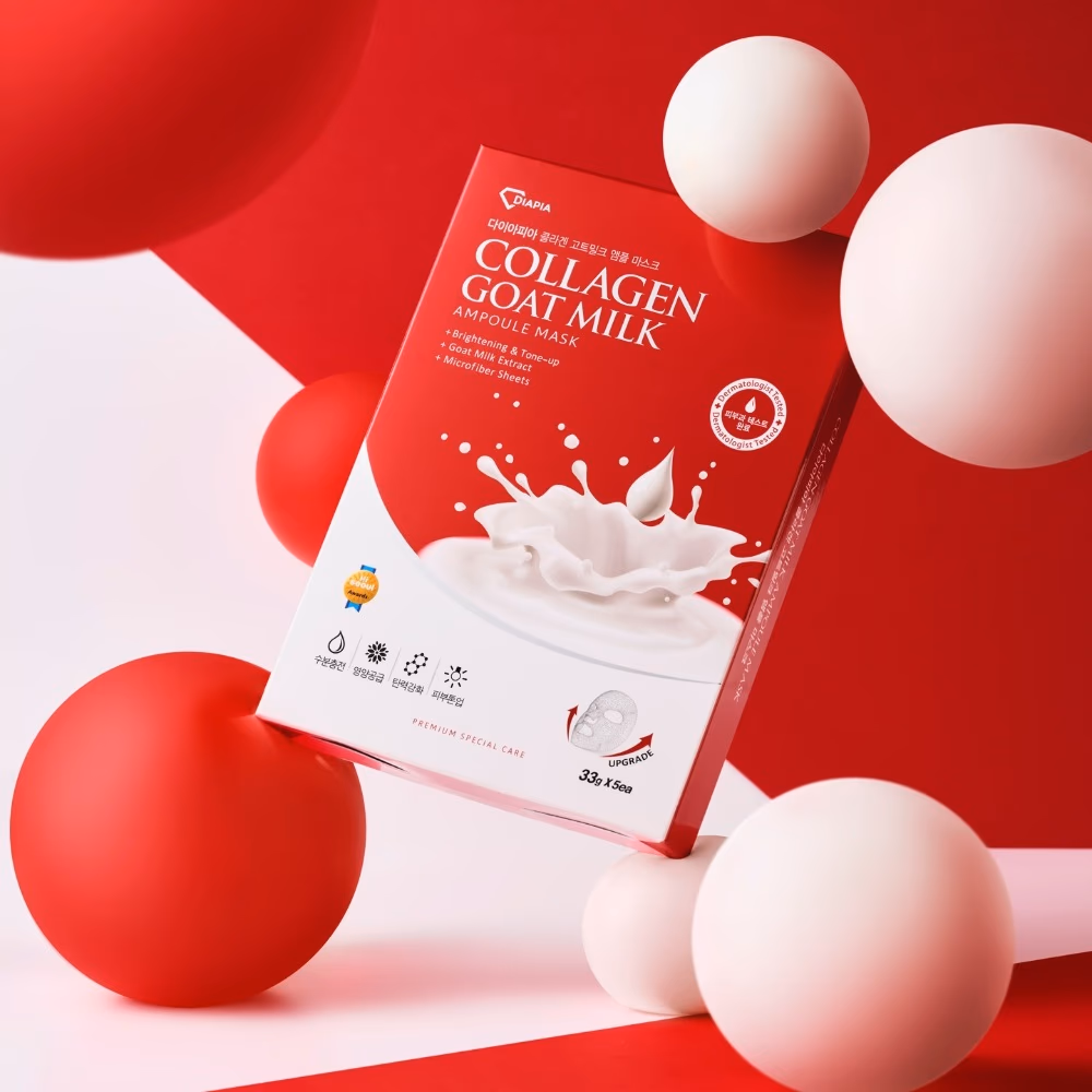 Diapia Collagen Goat Milk Ampoule Mask 33g 5