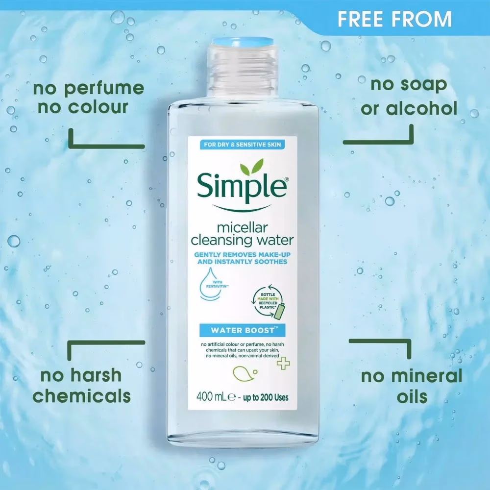 Simple Micellar Cleansing Water 200ml 3