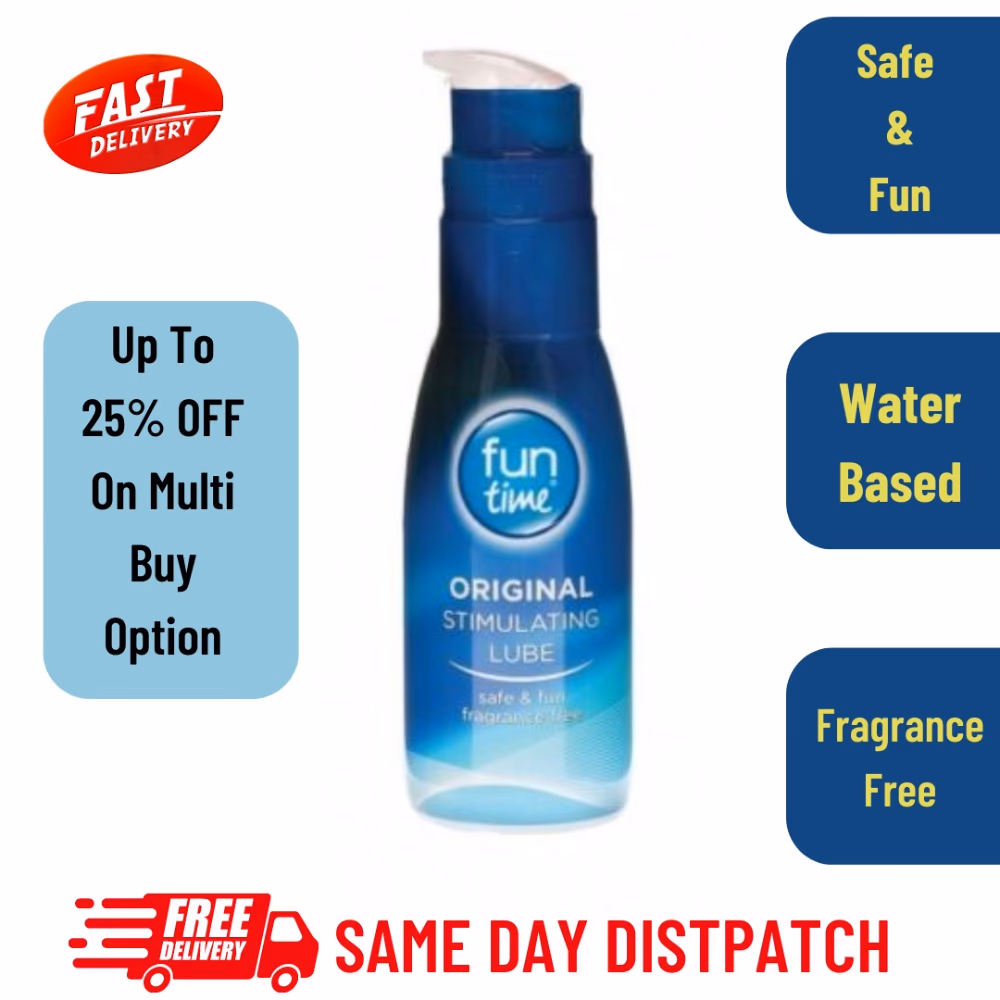Fun Time Water Based Sensation Lubricant  Original 2