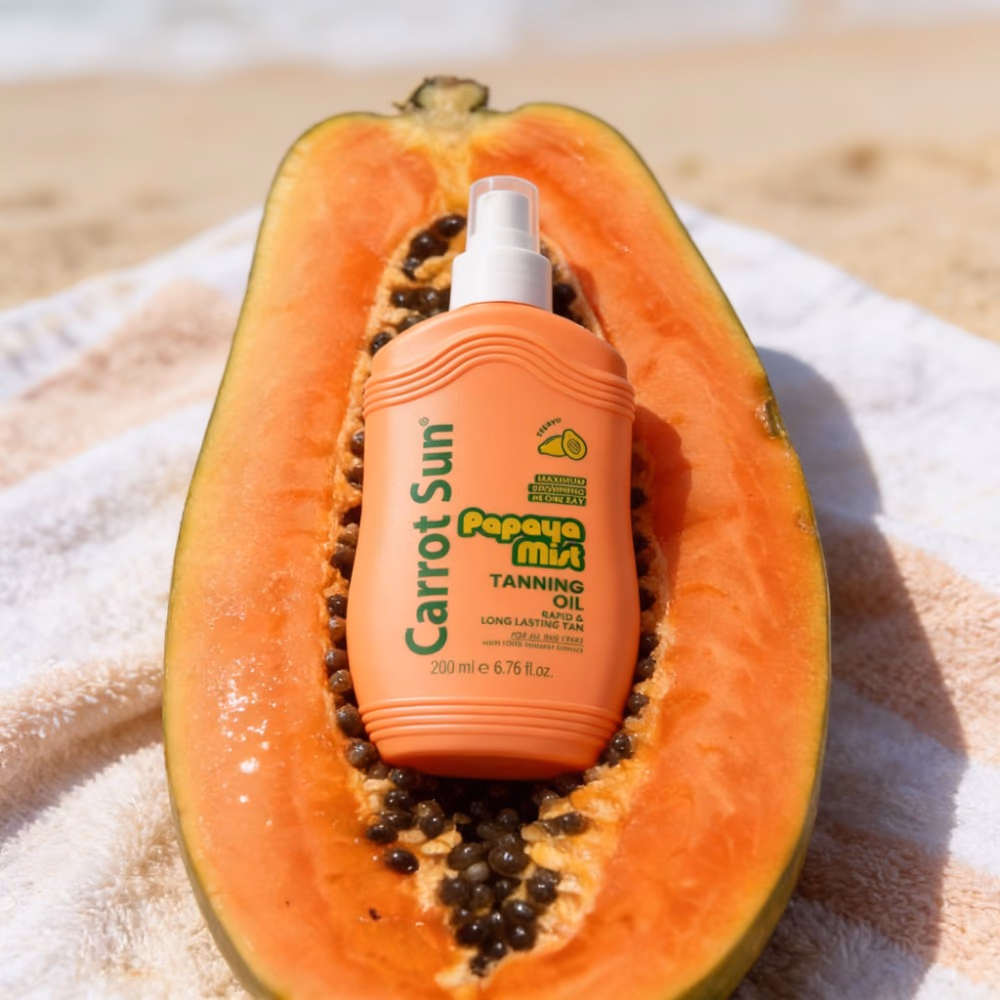 Carrot Sun Papaya Mist Tanning Oil 4