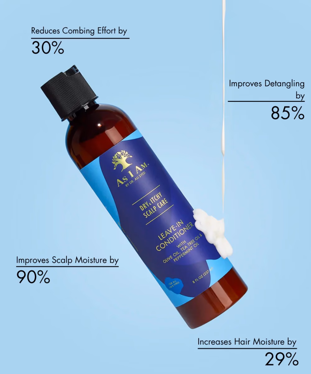 As I Am Dry & Itchy Scalp Care Leave-In Conditioner with Olive & Tea Tree Oil - 237ml 4