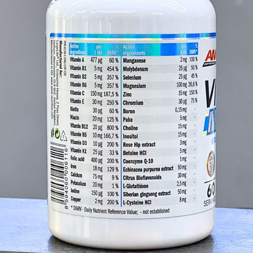 Amix Vitamin Max 60 Tablets 2