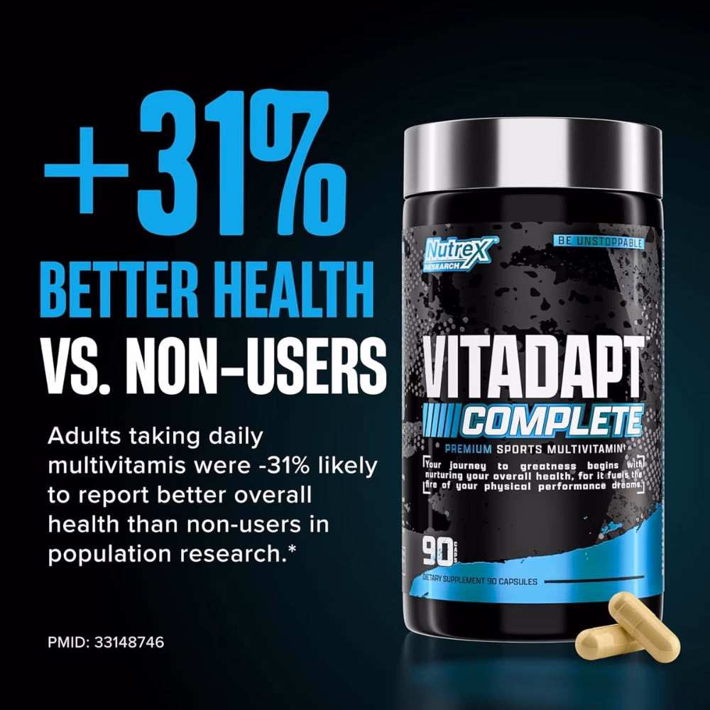 Nutrex Vitadapt Complete Capsules 90s – Multivitamin & Adaptogen Supplement 3