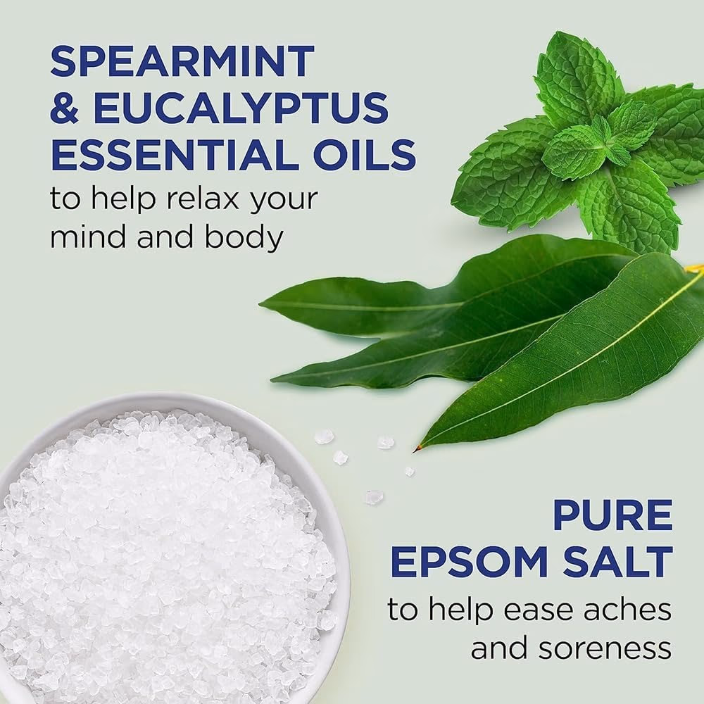 Dr Teals Epsom Bath Salt Eucalyptus Spearmint 450g 2