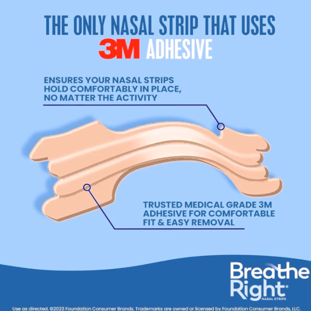 Breathe Right Nasal Strips Tan Large Strips 30S 2