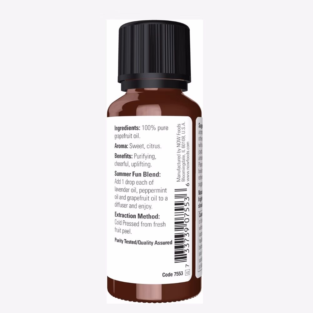 Now Grapefruit Essential Oil 30ml 2