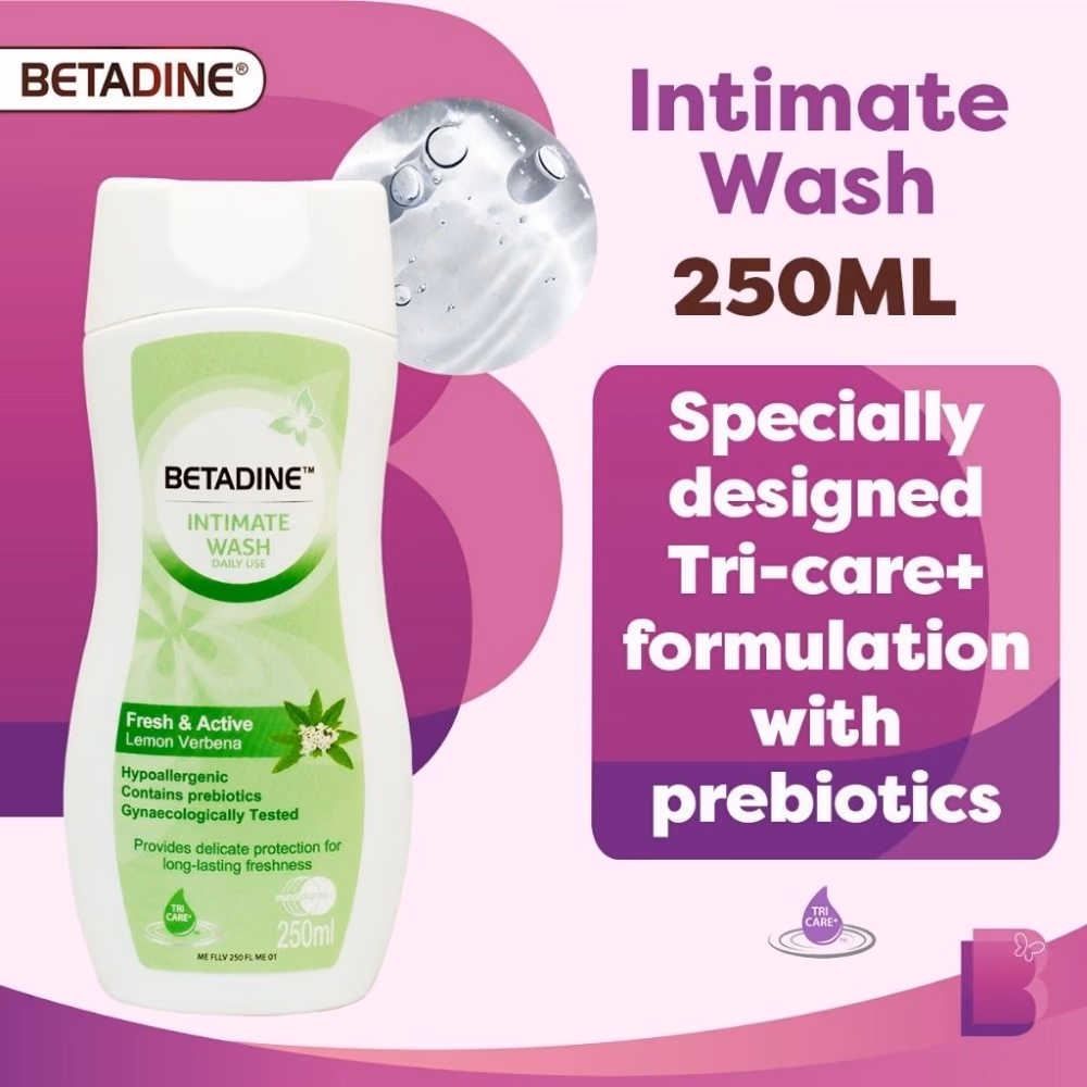 Betadine Intimate Wash Fresh And Active 250Ml 2