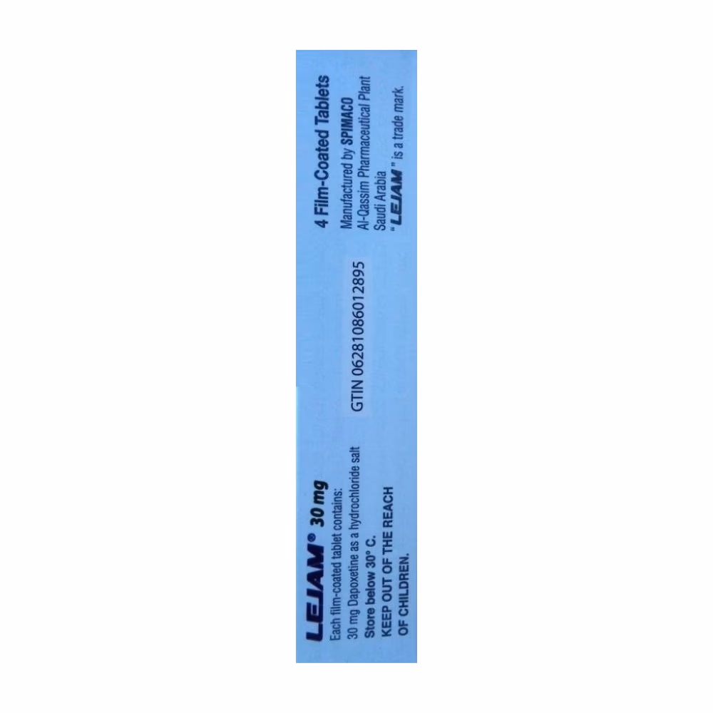 Lejam 30mg Film Coated Tablet | Pack of 4 Tablets 2