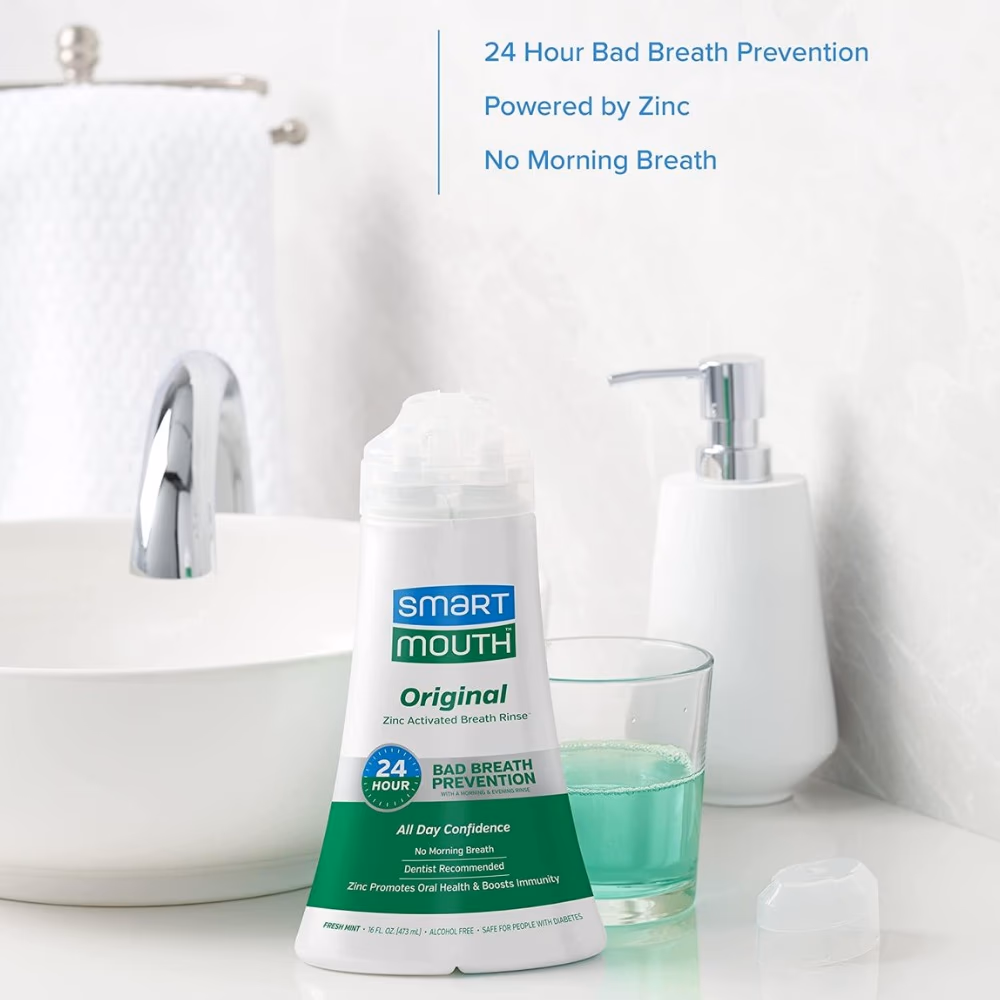 Smart Mouth Original Breath Rinse Fresh Mint 473ml 2