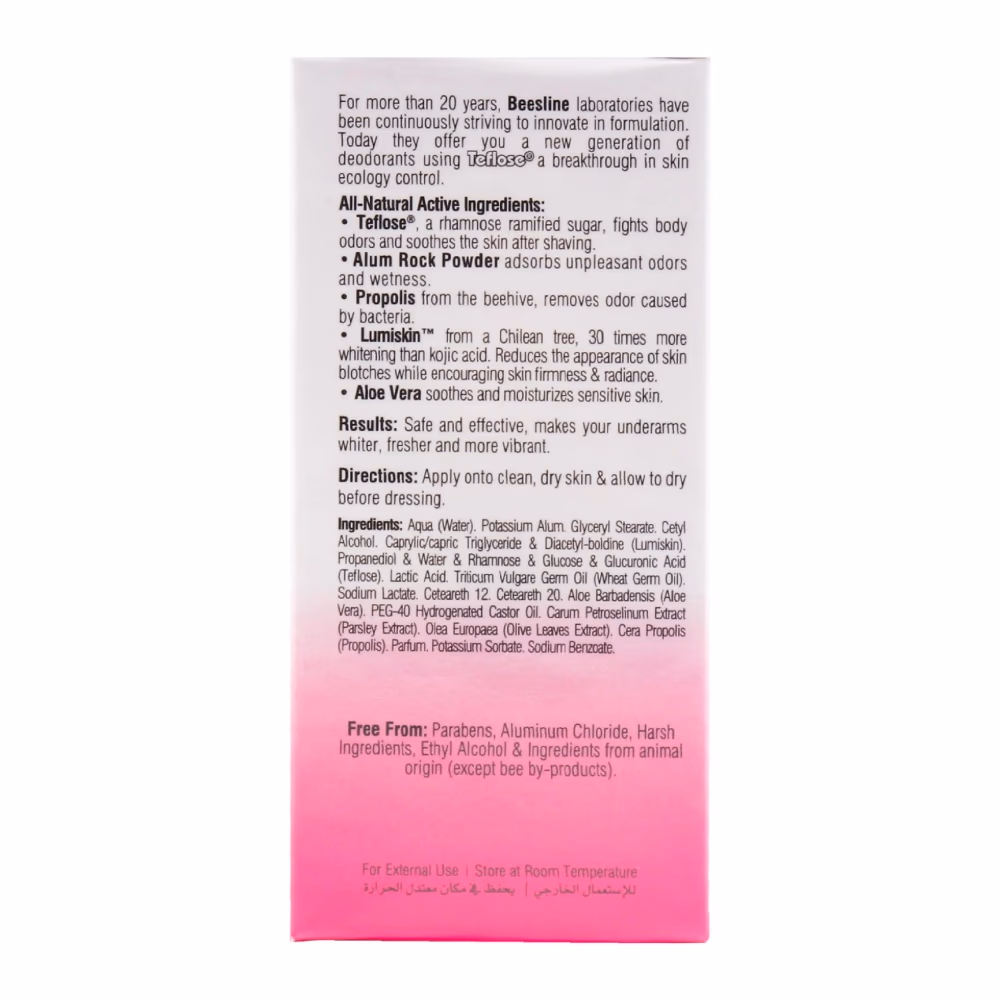 Beesline Whitening Roll On Deodorant Cotton Candy 50ml 2