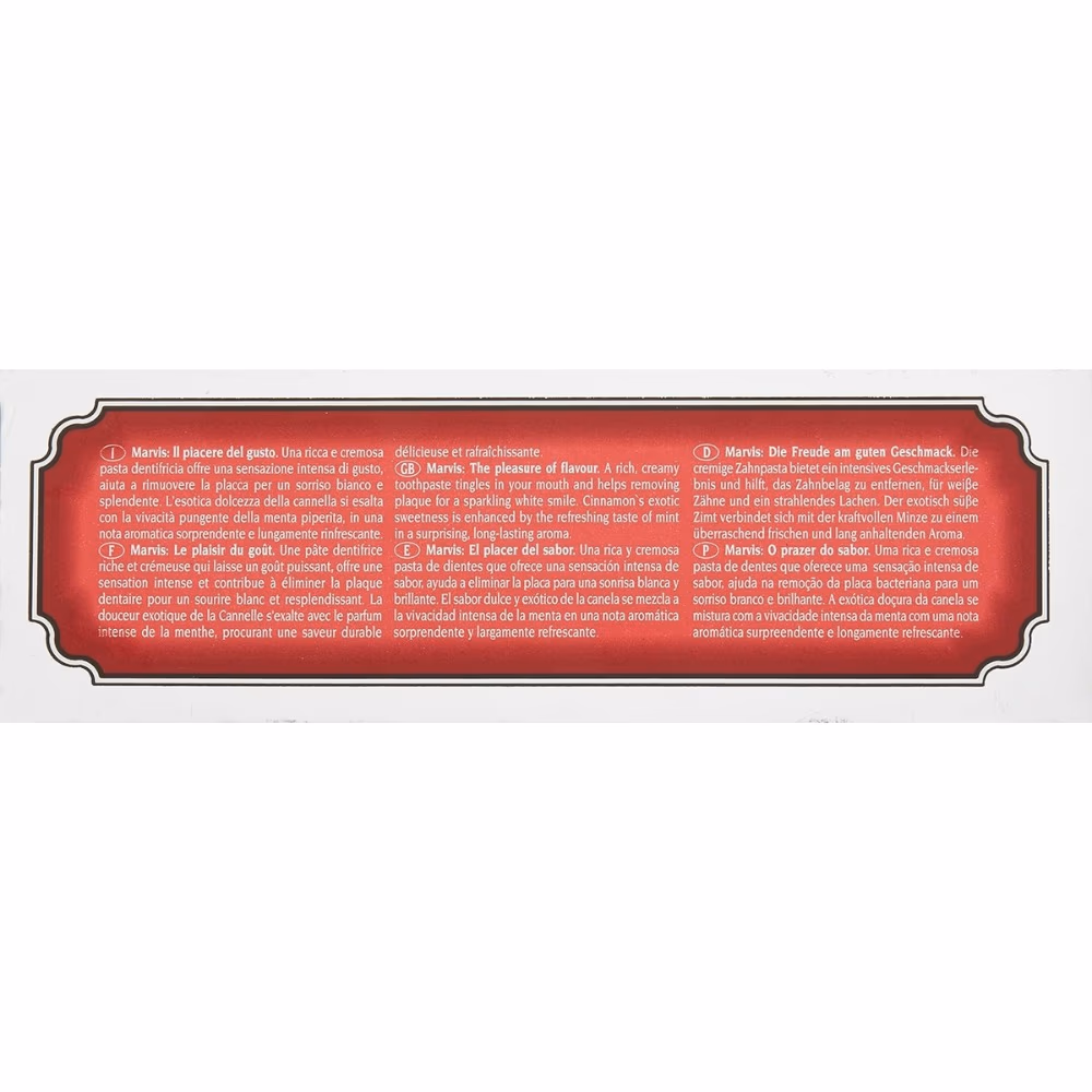 Marvis Cinnamon Mint Toothpaste 25ml 4