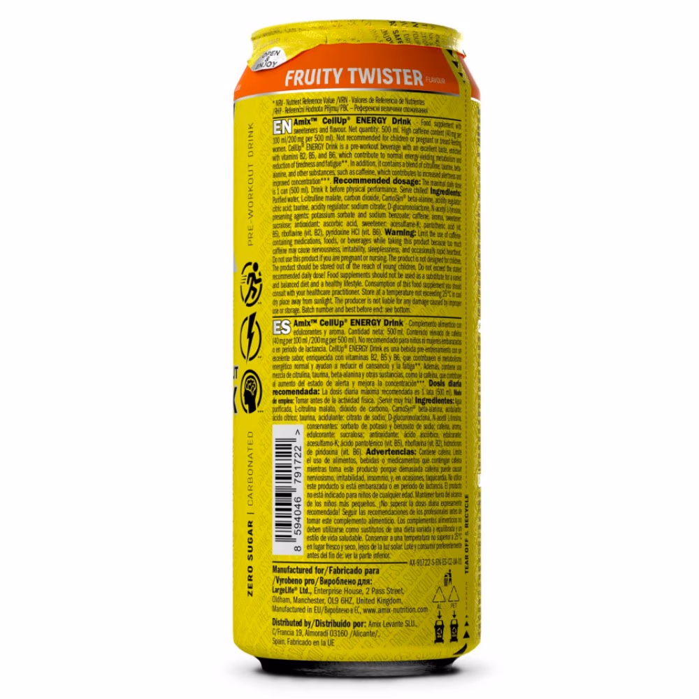AMIX Cell Up RTD Fruity Twister 500ml 2