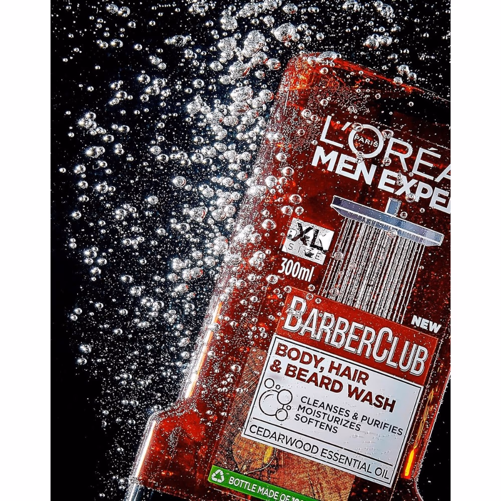 LOreal Men Expert Barber Club Shower Gel 300ml 4