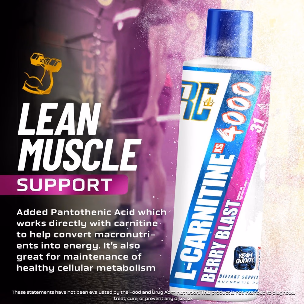 Ronnie Coleman L-Carnitine XS 4000 Berry Blast 465ml 3