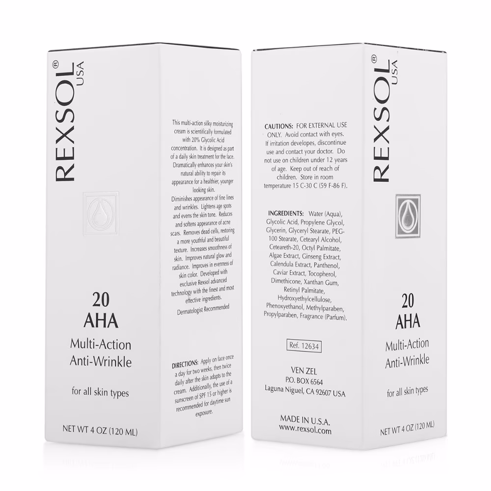 Rexsol 20 AHA Multi-Action Cream 120ml 2