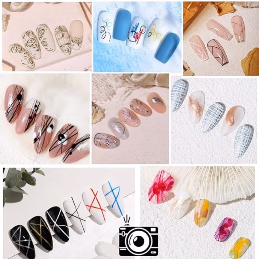 Brittny Nail Art Brush Striping 2