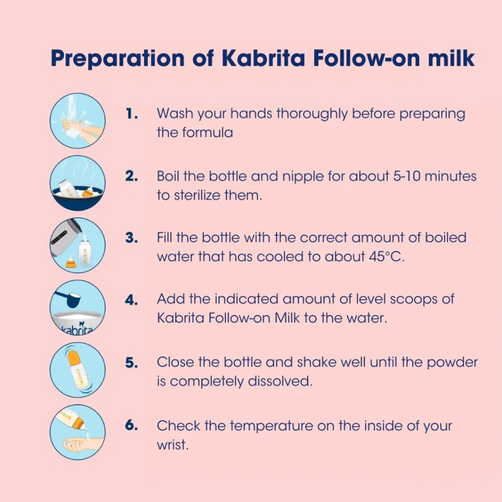 Kabrita Goat Milk Stage 2 Baby Milk Formula 400Gm 4