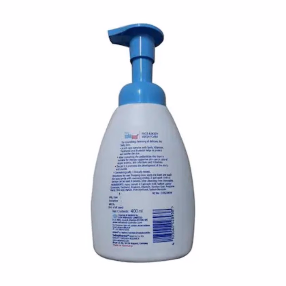 Sebamed Baby Face & Body Wash Foam 400ml 2