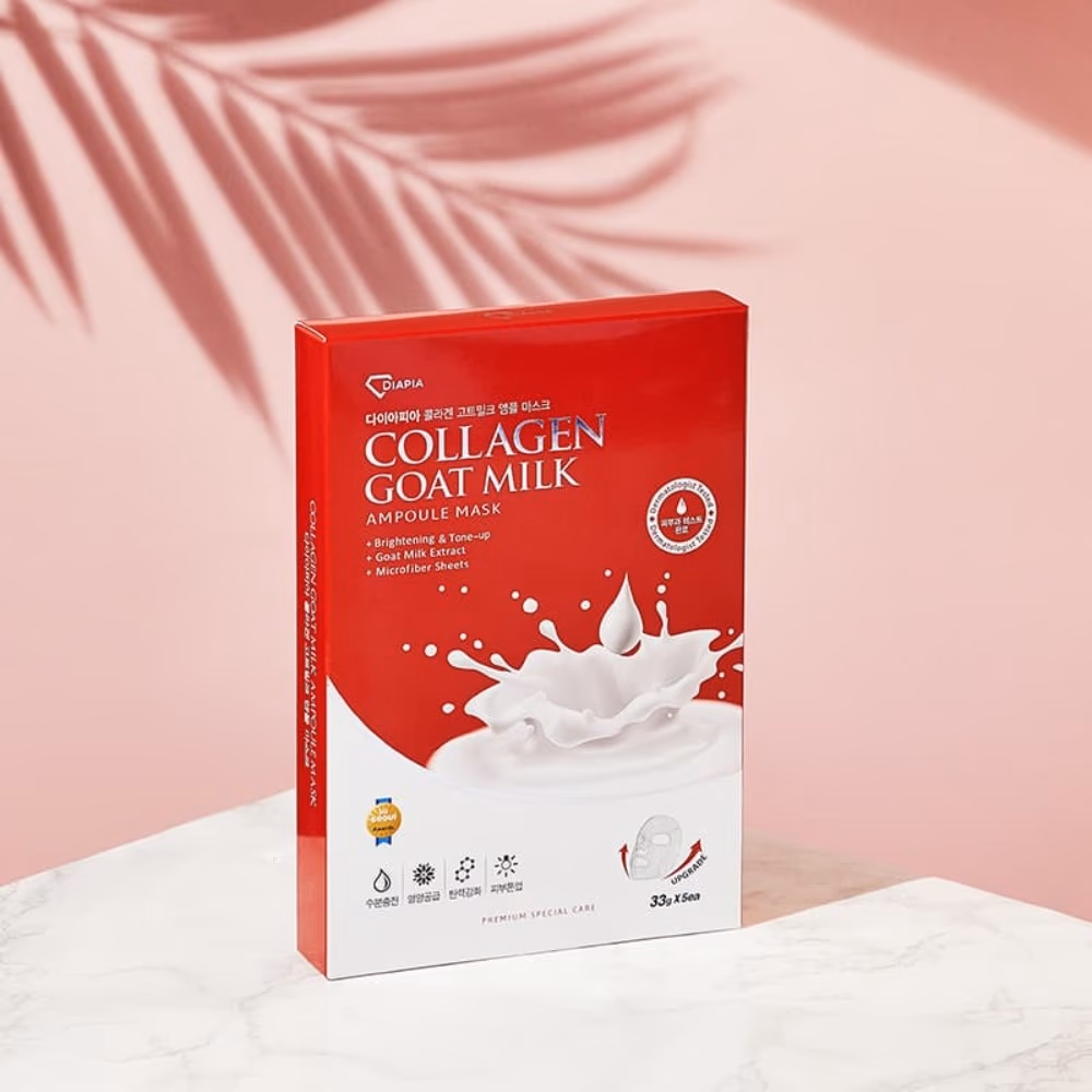 Diapia Collagen Goat Milk Ampoule Mask 33g 2
