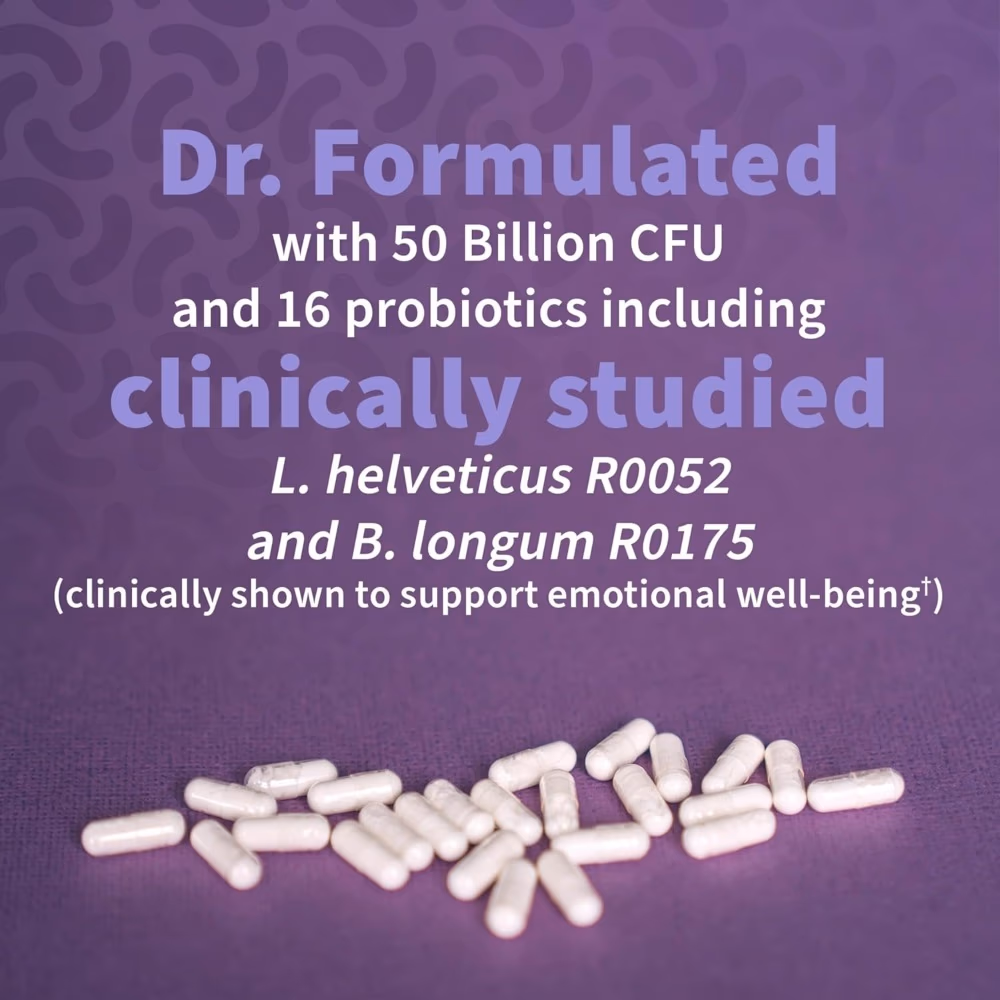 Garden Of Life Dr. Formulated Probiotics Mood+ Shelf-Stable 60 Capsules 4