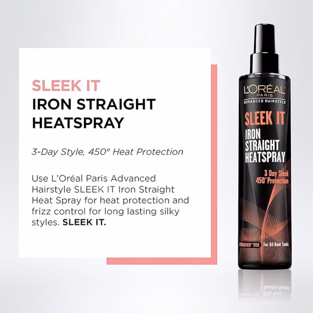 LOreal Sleek It Iron Straight Heat Spray 170ml 2