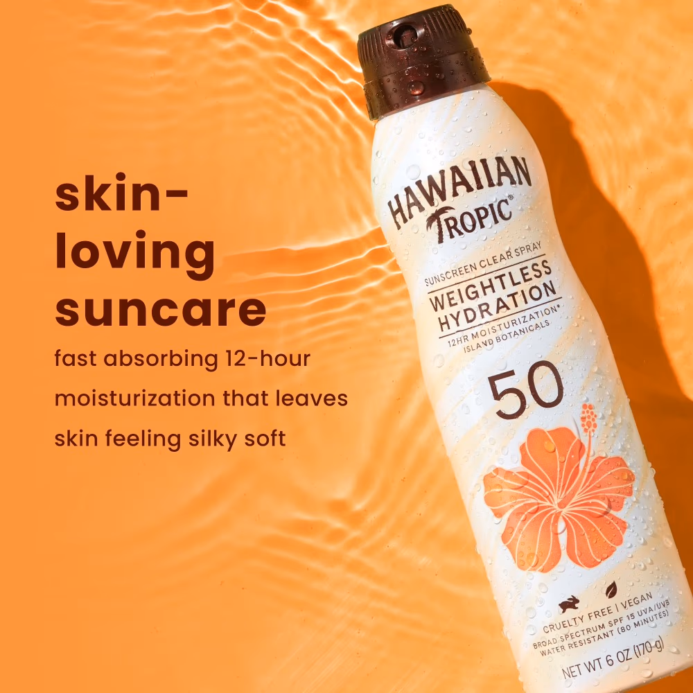 Hawaiian Tropic Weightless Hydration SPF 50 6oz 4