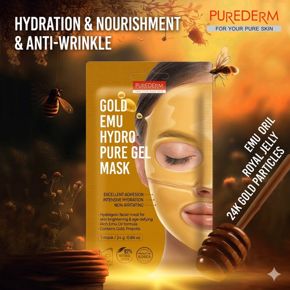 Purederm Gold Emu Hydro Pure Gel Mask ADS-305 5