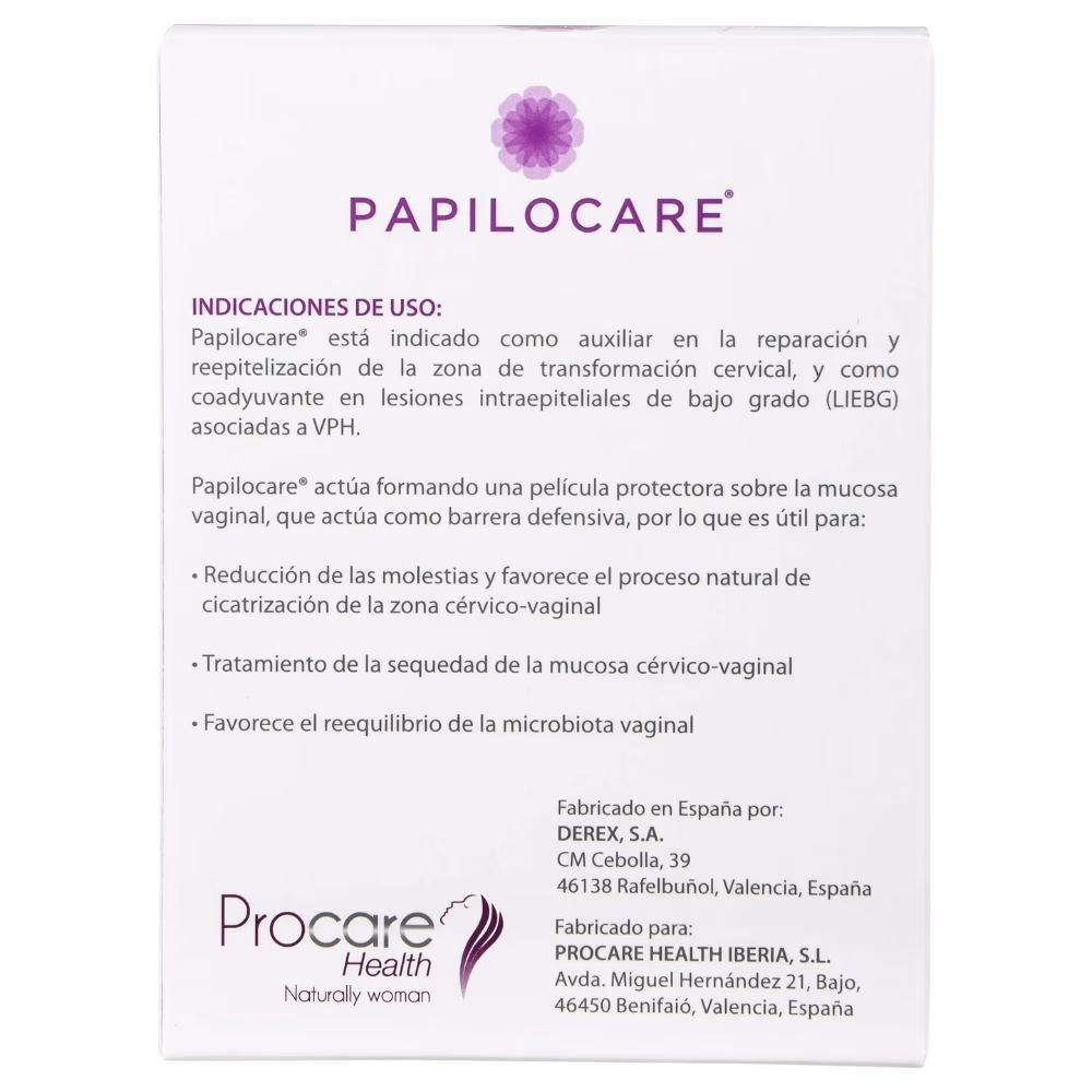 Papilocare Vaginal Gel 7x5ml 2