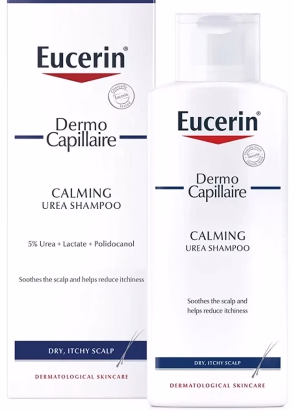 Eucerin Dermo Capillaire Calming Urea Shampoo Dry Itchy Scalp 250ml 3